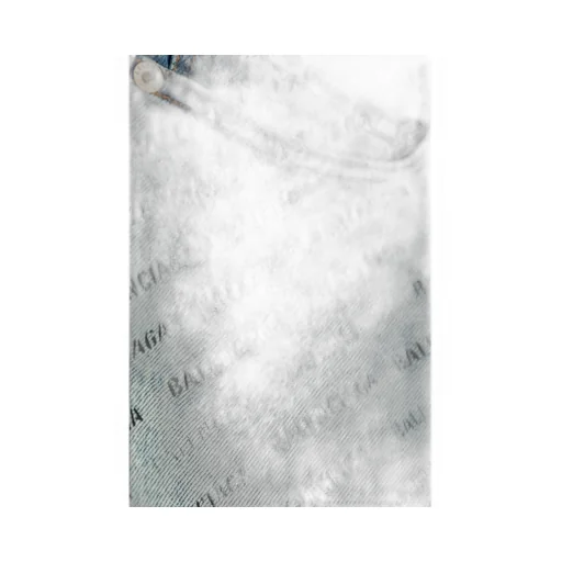 Allover Logo Denim Mini Skirt