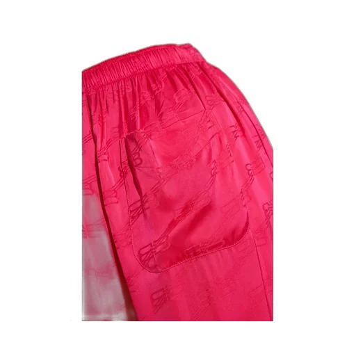 Allover Logo Loose Fit Banding Pants