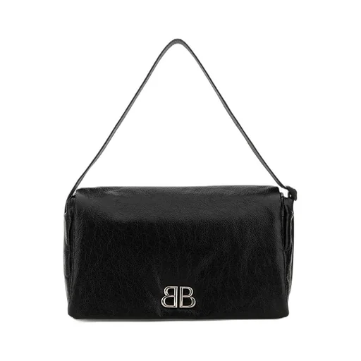 Monaco Bb Logo Leather Cross Bag
