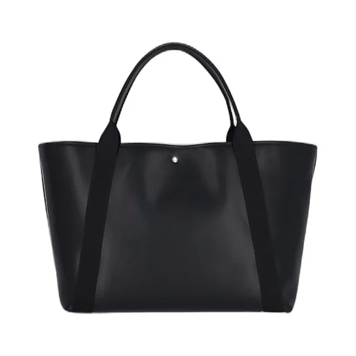 Viarizt Logo Leather Large Tote Bag