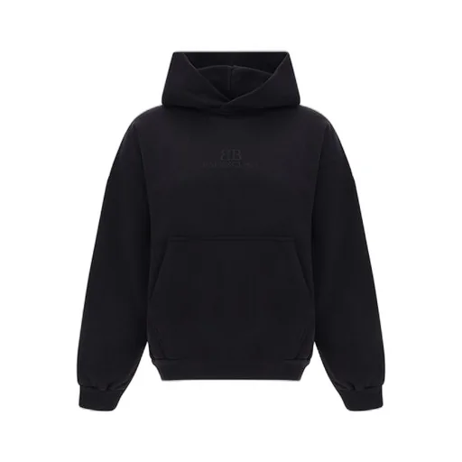 Bb Logo Cotton Hoodie