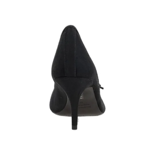 Leopold Bow Detail Satin Pumps Heel