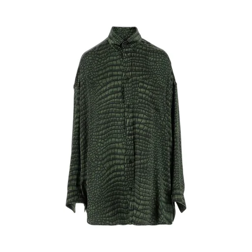 Crocker Effect Silk Pajama Shirt