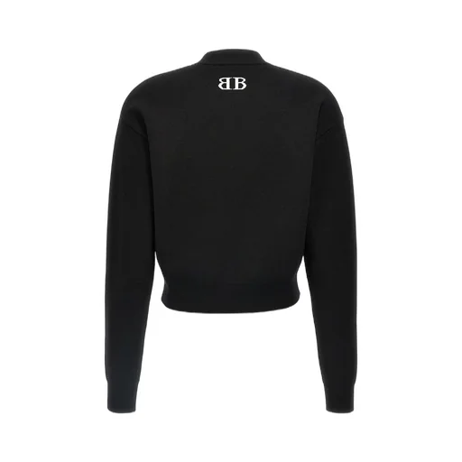Logo Embroidered High-Neck Knit