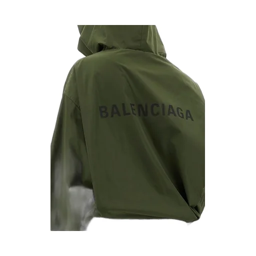 Back Logo Printing Hooded Jacket