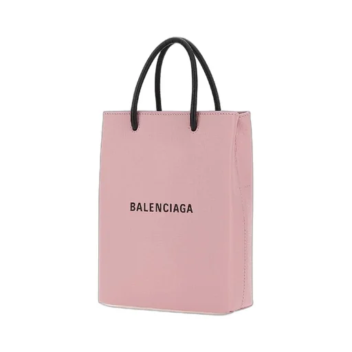 Textured Leather Shoulder Tote Bag
