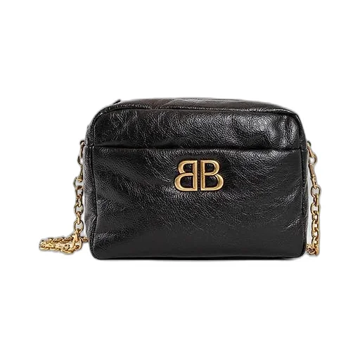 Monaco Leather Chain Shoulder Bag