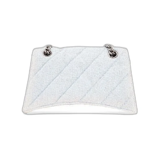 Crush Quilted Denim Chain Bag