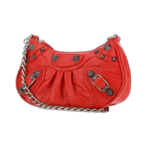 Le Cagole Lambskin Mini Chain Shoulder Bag