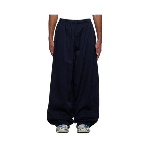 Logo Detail Cotton Baggy Pants