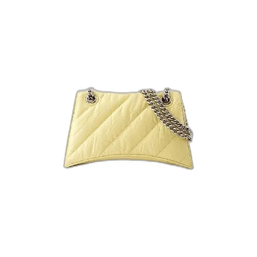 Quilted Leather Small Crush Chain Bag
