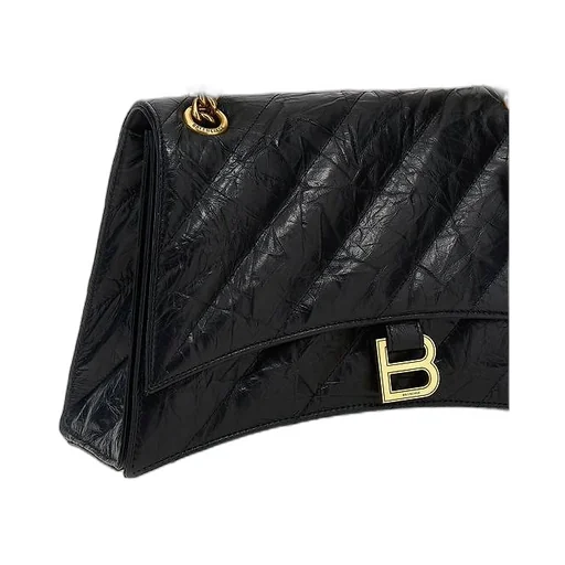Crush Quilted Leather Shoulder Bag