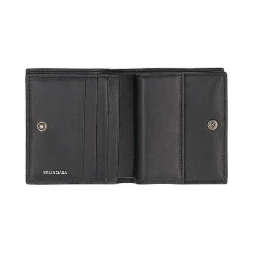 B Icon Leather Wallet