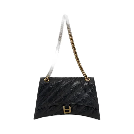 Crush Quilted Leather Shoulder Bag
