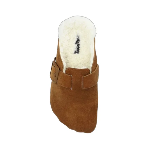 Sunday Buckle Strap Suede Bloafers