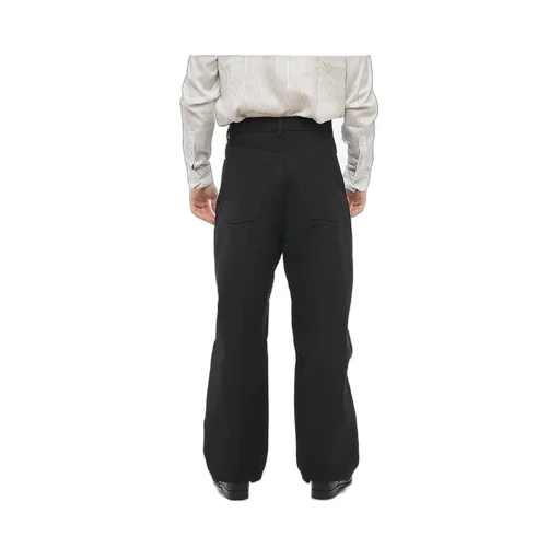 Wool Viscose Baggy Pants