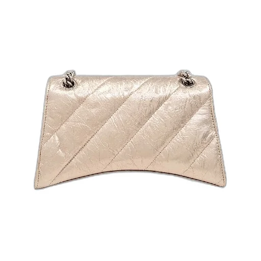 Crush Small Chain Bag Metallized Quilted