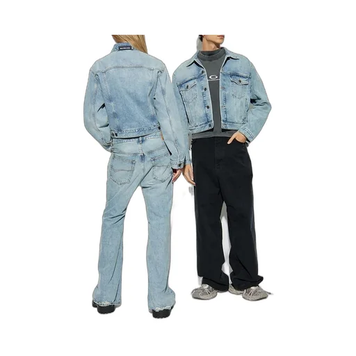 Back Logo Patch Denim Jacket