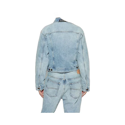 Back Logo Patch Denim Jacket