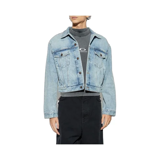 Back Logo Patch Denim Jacket