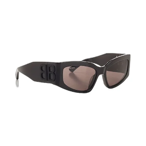 Cat Eye Frame Logo Temple Sunglasses