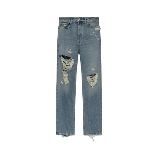 Ripped Medium Fit Pants