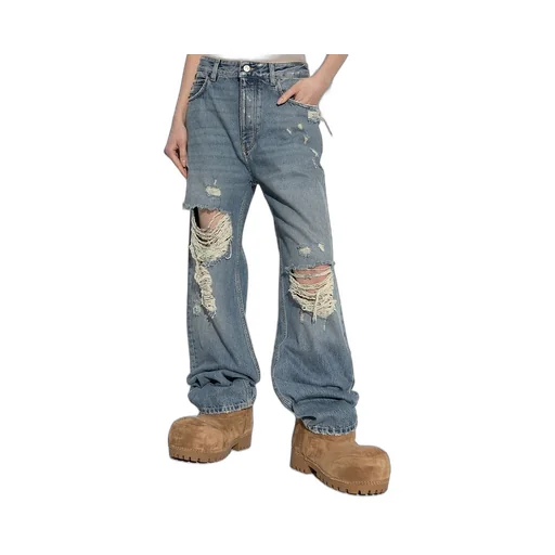 Ripped Medium Fit Pants