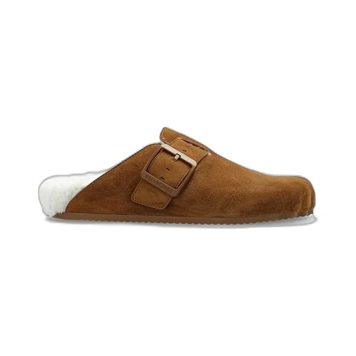 Sunday Buckle Strap Suede Bloafers