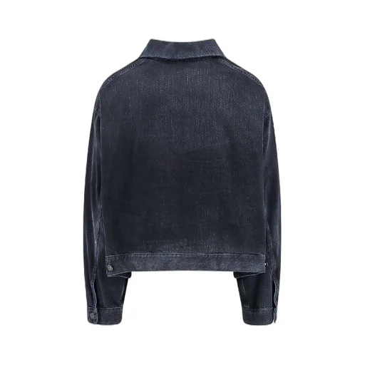 Flap Pocket Trucker Denim Jacket