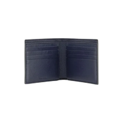 Logo Printing Calfskin Half Wallet