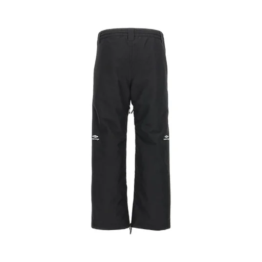 Logo Detail Black Pants