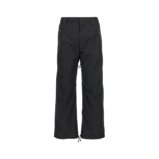 Logo Detail Black Pants