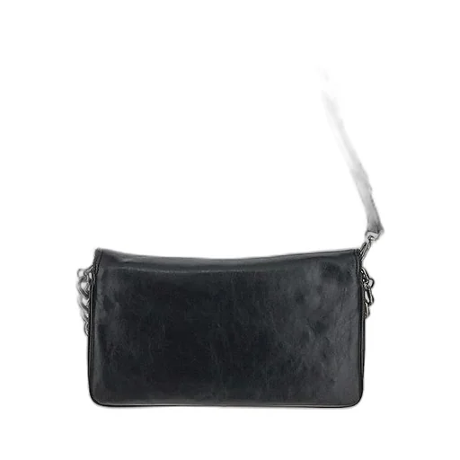 Bb Chain Leather Shoulder Bag