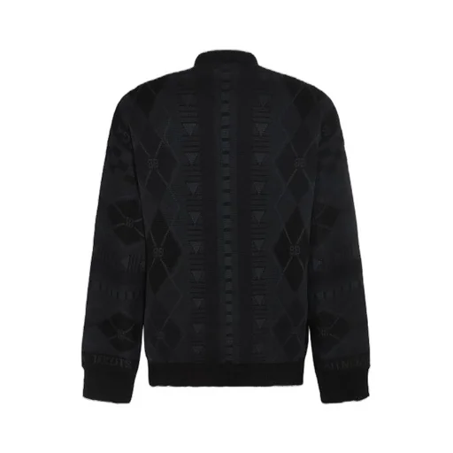 Argyle Jacquard Check Knit