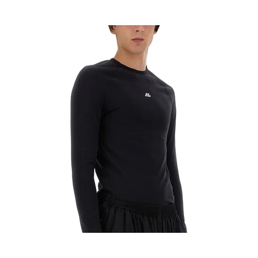 Logo Printing Crewneck Long Sleeve Top