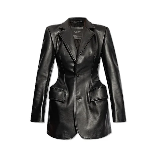Hourglass Single Leather Jacket