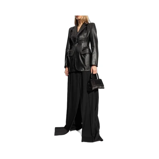 Hourglass Single Leather Jacket