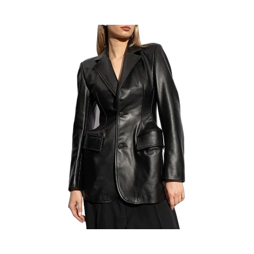 Hourglass Single Leather Jacket
