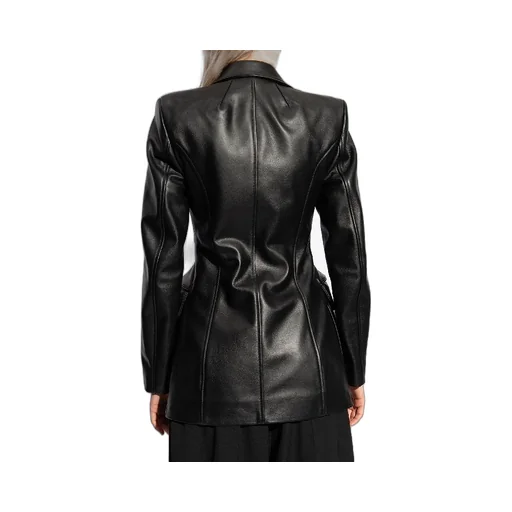 Hourglass Single Leather Jacket