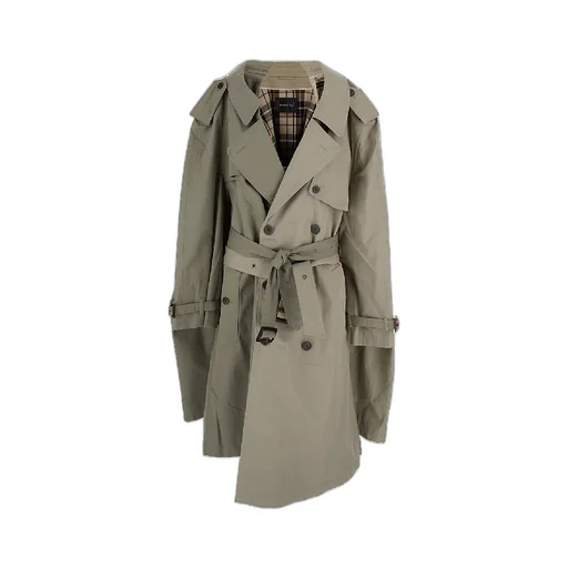 Double Sleeve Cotton Trench Coat