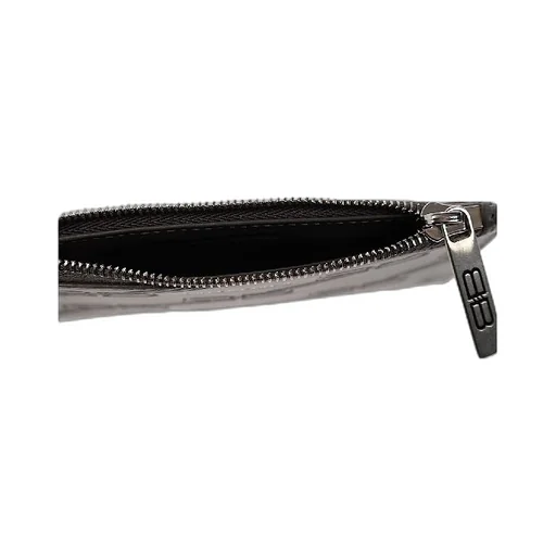 Logo Pattern Neck Strap Card Wallet