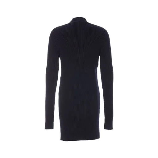 High Neck Ribbed Knit