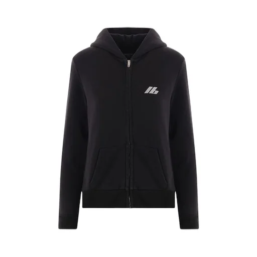 Activewear Logo Hooded Zip-Up