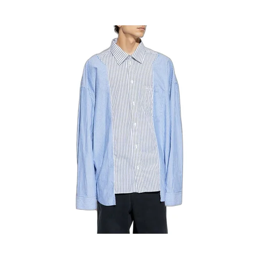 Patchwork Stripe Cotton Shirt