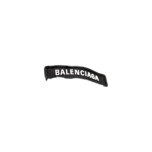 Logo Patch Fake Fur Hooded Jacket