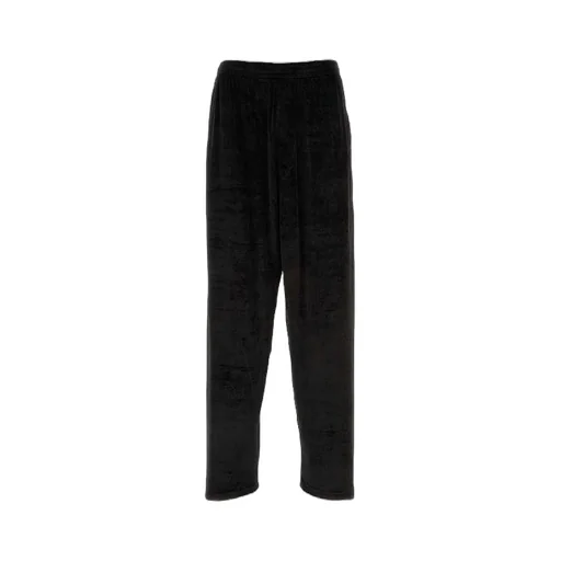 Baggy Velvet Track Pants