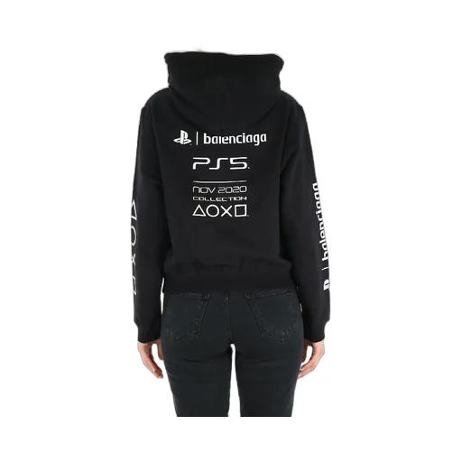 Ps5 Logo Slim Fit Hoodie