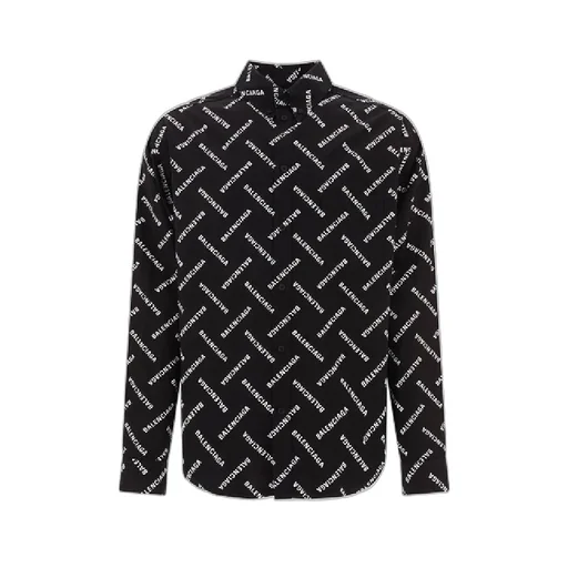 Diagonal Allover Shirt Large Fit