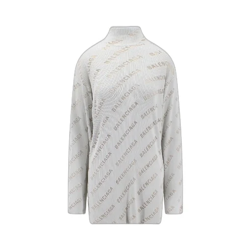 All Over Logo Viscose Over Knit