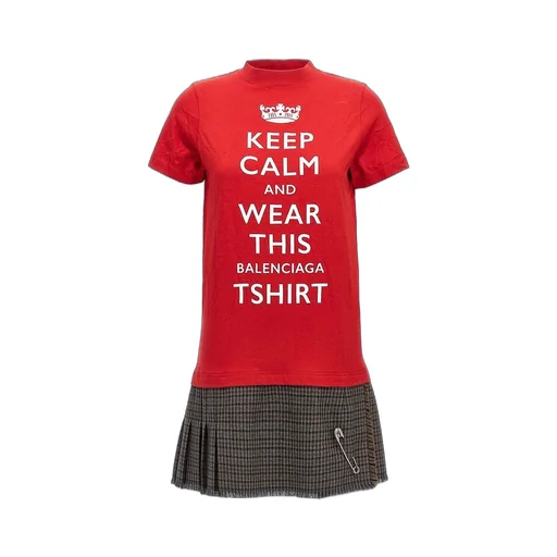 Keep Calm Short Sleeve Mini Dress